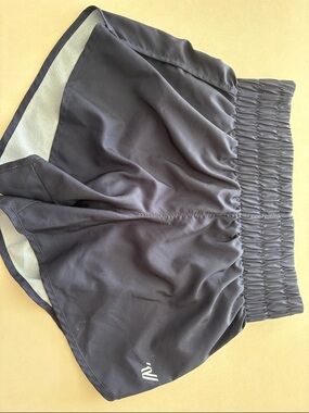 Varsity high waisted cheer shorts